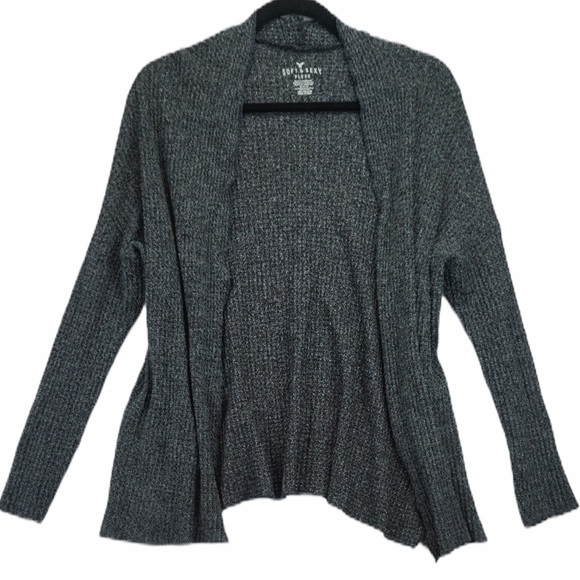 American Eagle Outfitters Sweaters - AE medium soft & sexy grey knit cardigan